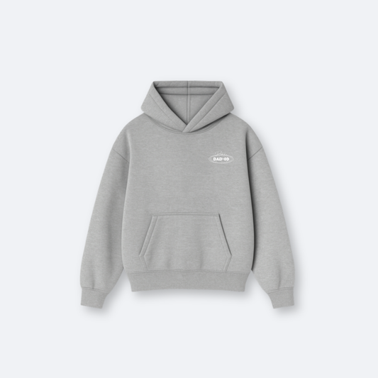 Dad-EO Emblem Grey Hoodie