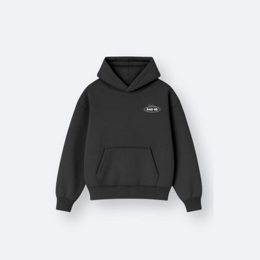 Dad-EO Emblem Black Hoodie