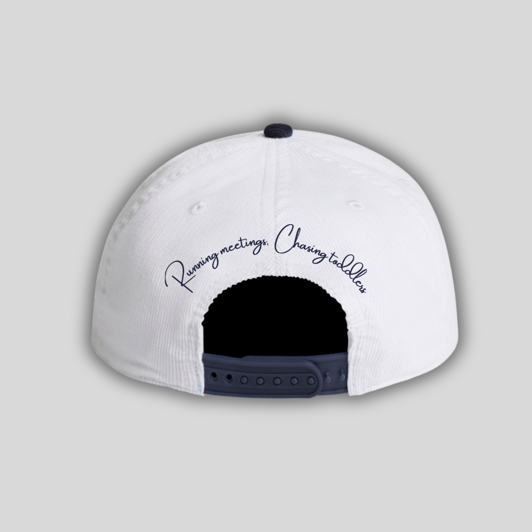 Dad-EO Chasing Toddlers Cord Navy Two Tone Cap