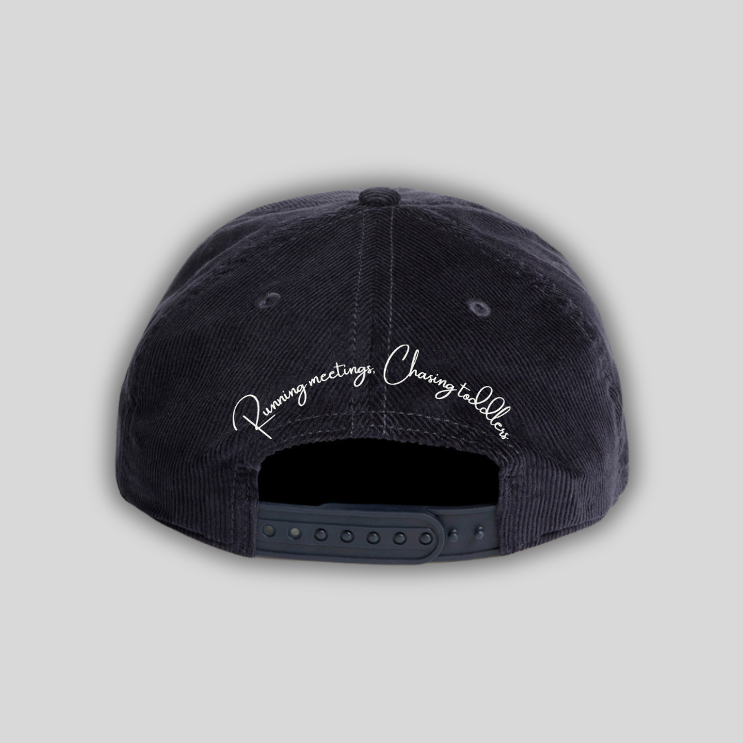 Dad-EO Chasing Toddlers Cord Navy Cap