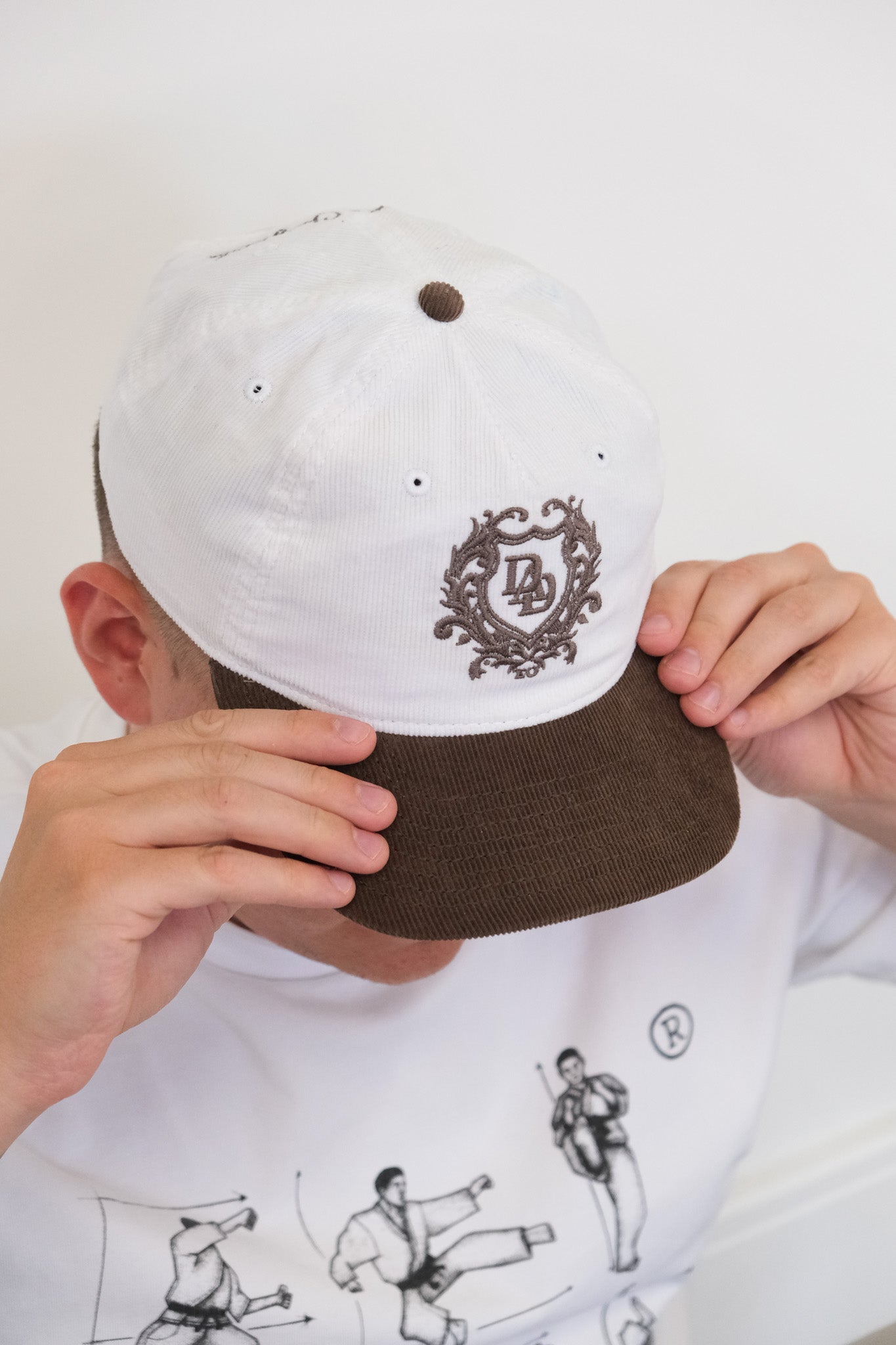 Dad-EO Crest Cord Walnut Two Tone Cap