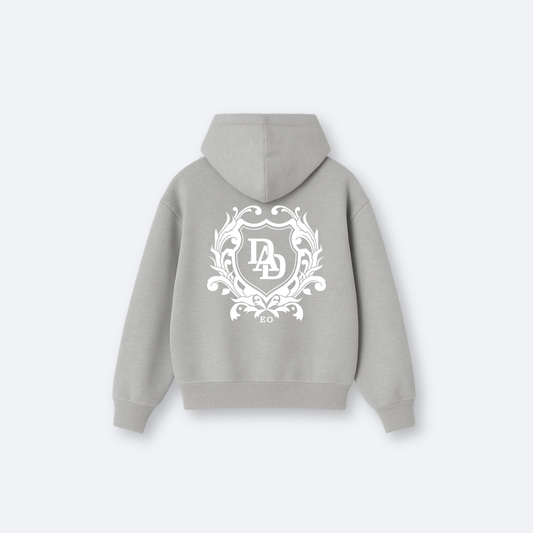 Dad-EO Crest Grey Hoodie