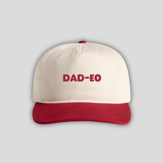 Dad-EO Two Tone Red Cap
