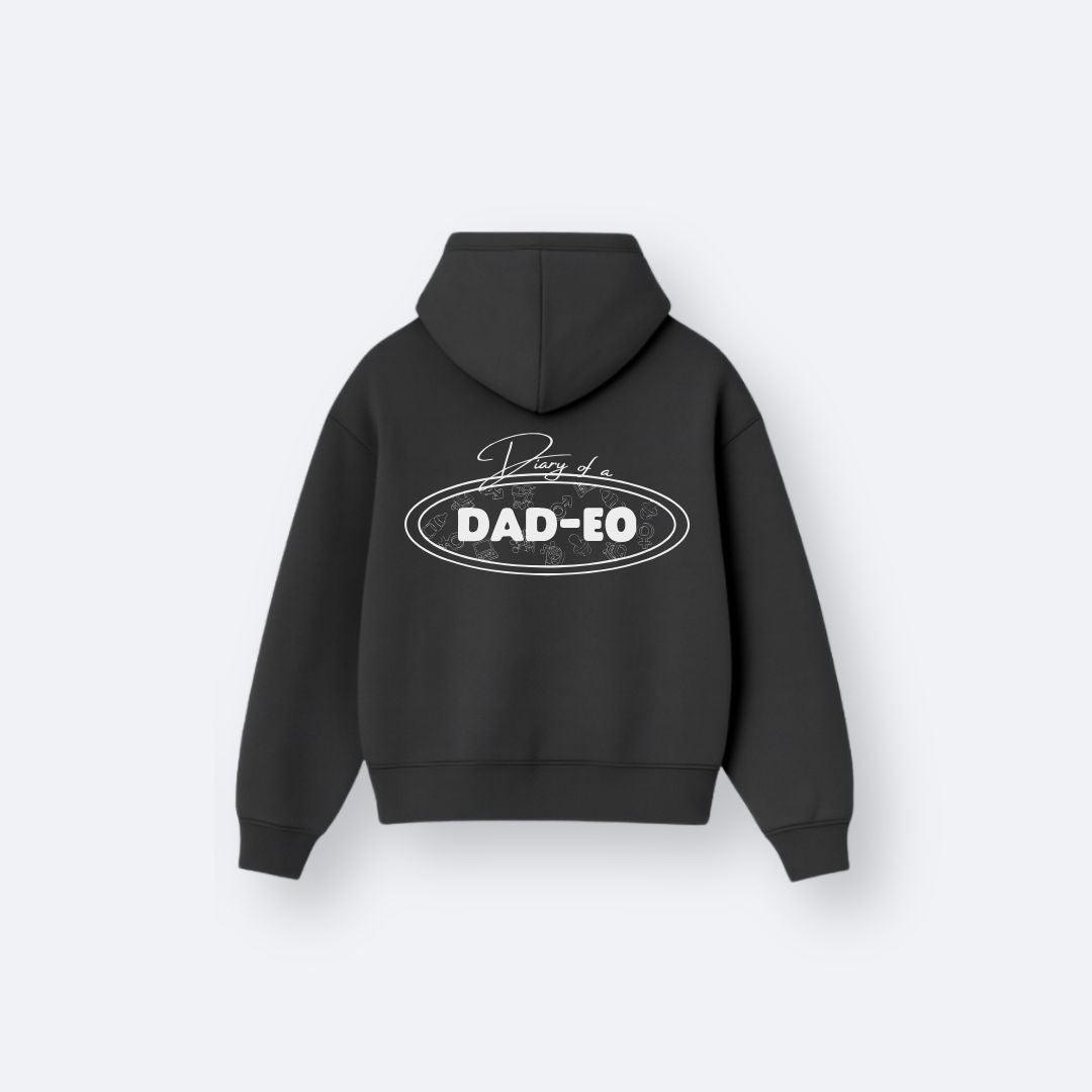 Dad-EO Emblem Black Hoodie
