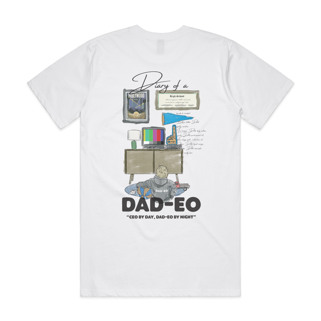 The Graduation Dad-EO White T-Shirt