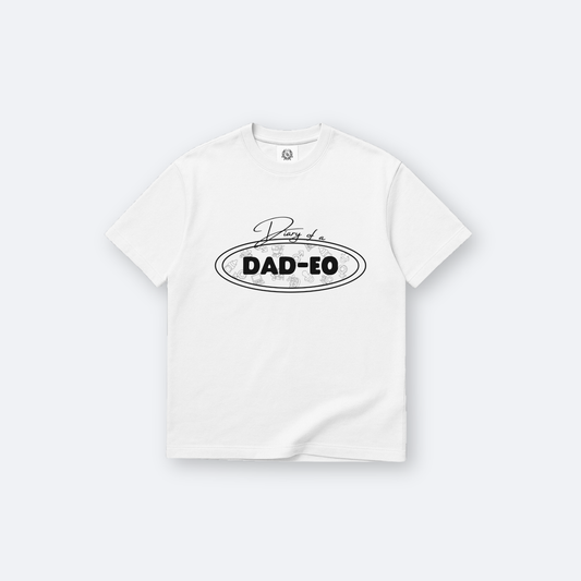 Dad-EO Emblem White T-Shirt