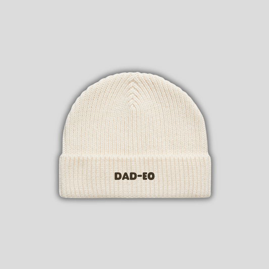 Dad-EO Gauge Beanie Ecru