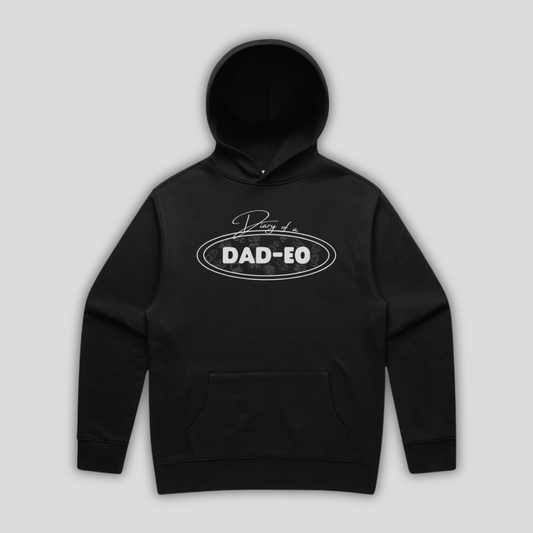 The Dad-EO Relax Black Hoodie