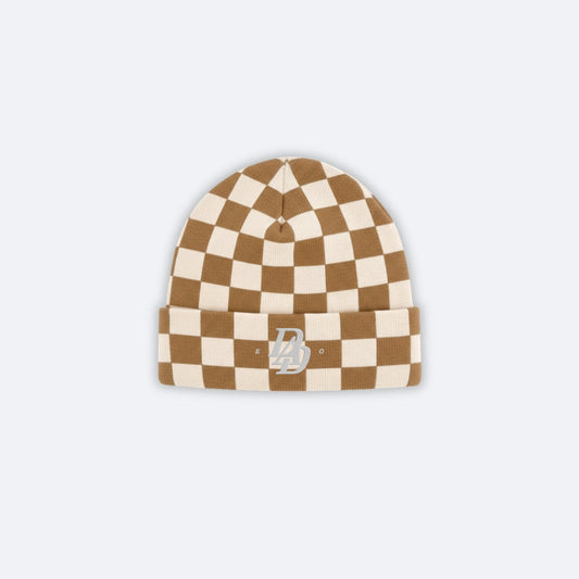 Dad-EO Chequered Walnut Beanie