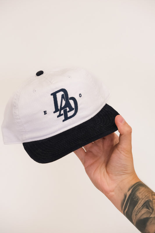 Dad-EO Chasing Toddlers Cord Navy Two Tone Cap