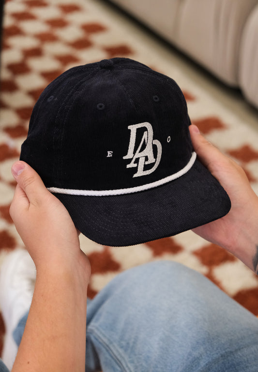 Dad-EO Chasing Toddlers Cord Navy Cap